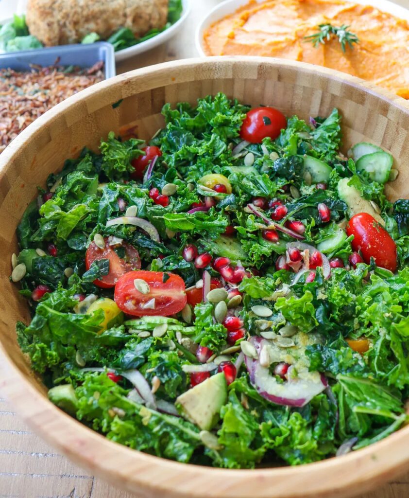 Super seed kale salad